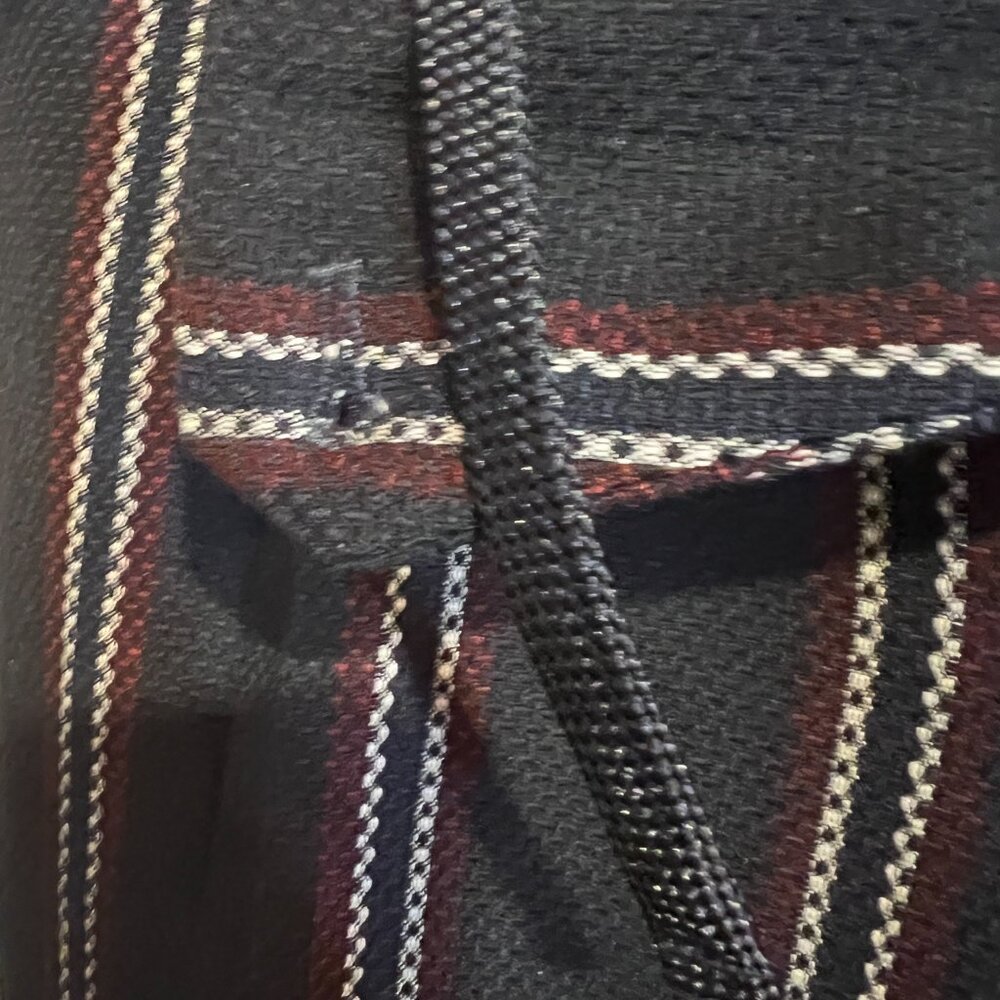 Scotch and Soda Navy with Burgundy and White Stripe Wool Suit Mens 40R - Picture 7 of 12